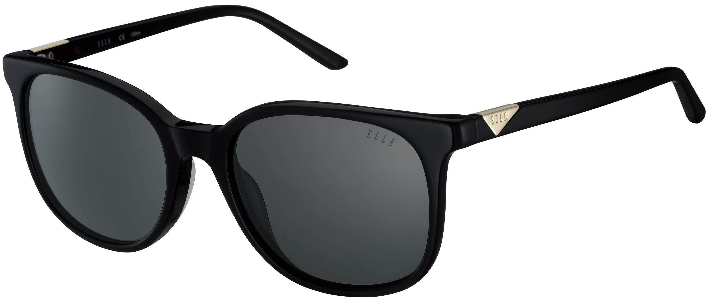 Sonnenbrille - EL14863 ELLE quadratische Sonnenbrille in Schwarz mit grauen Gläsern